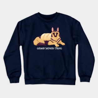 German Shepherd Strudel Crewneck Sweatshirt